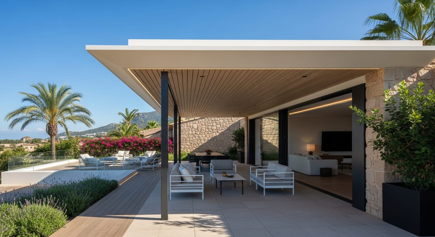 Terrassenüberdachung Mallorca: Genehmigung & Regeln 2026