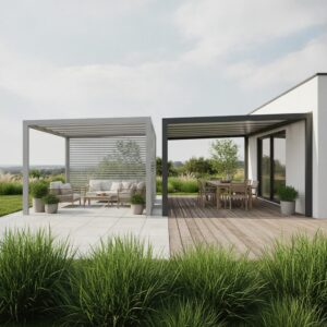 Freistehende Terrassenüberdachung oder Wandmontage?