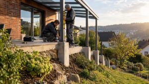 Terrassenüberdachung Wuppertal: Hanglage & Statik beachten